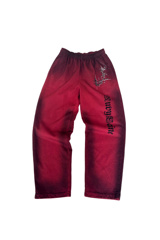 Red Fade Sweatpant